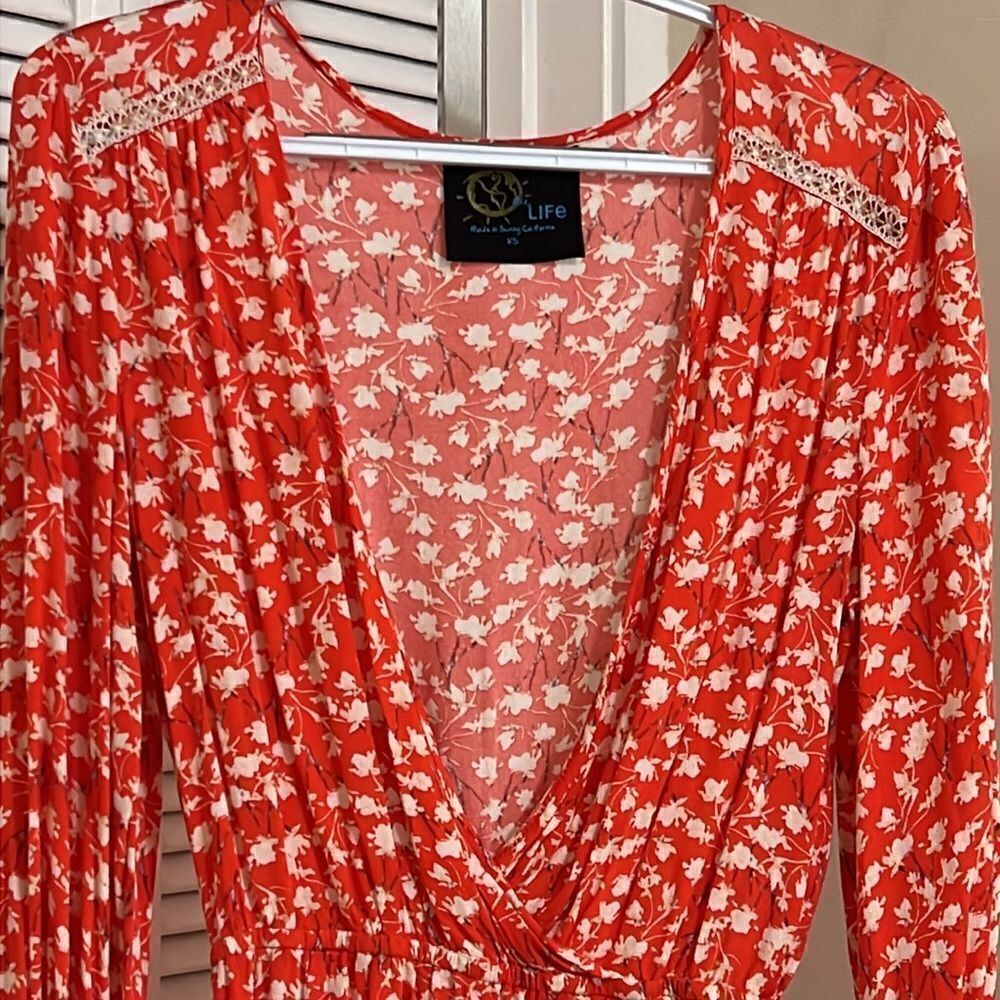 Blue life floral romper - Picture 3 of 9